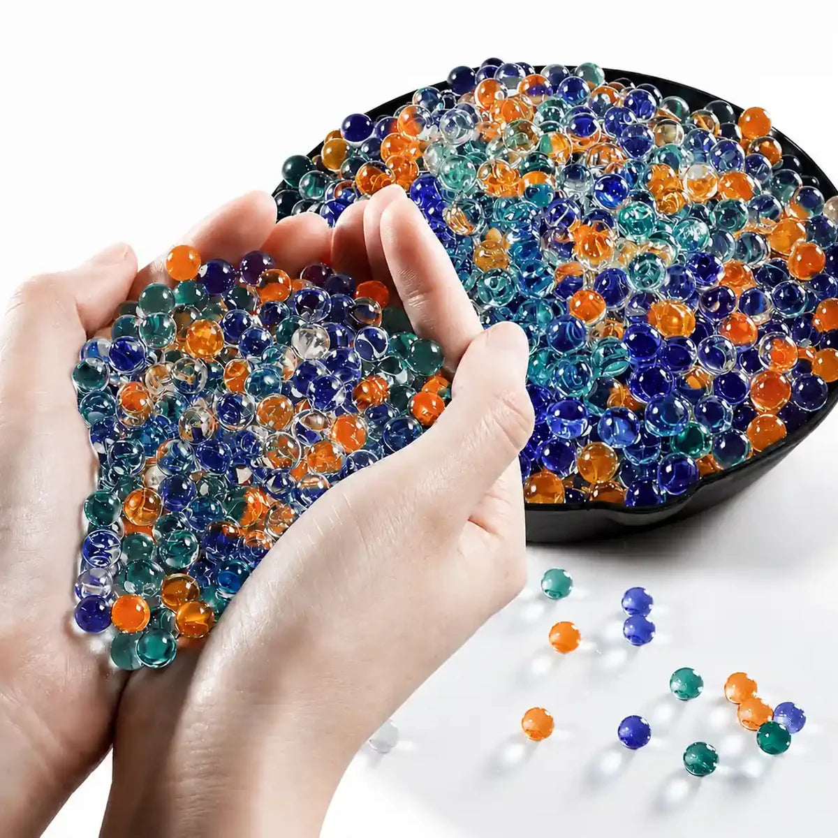 10.000 Balls With Collapsible Gel Ball Quick-Loading Bottle