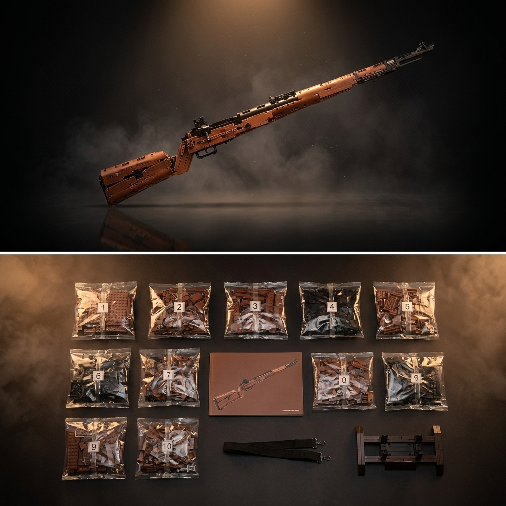 Kar98k WWII Bolt-Action Rifle | 1117 PCS