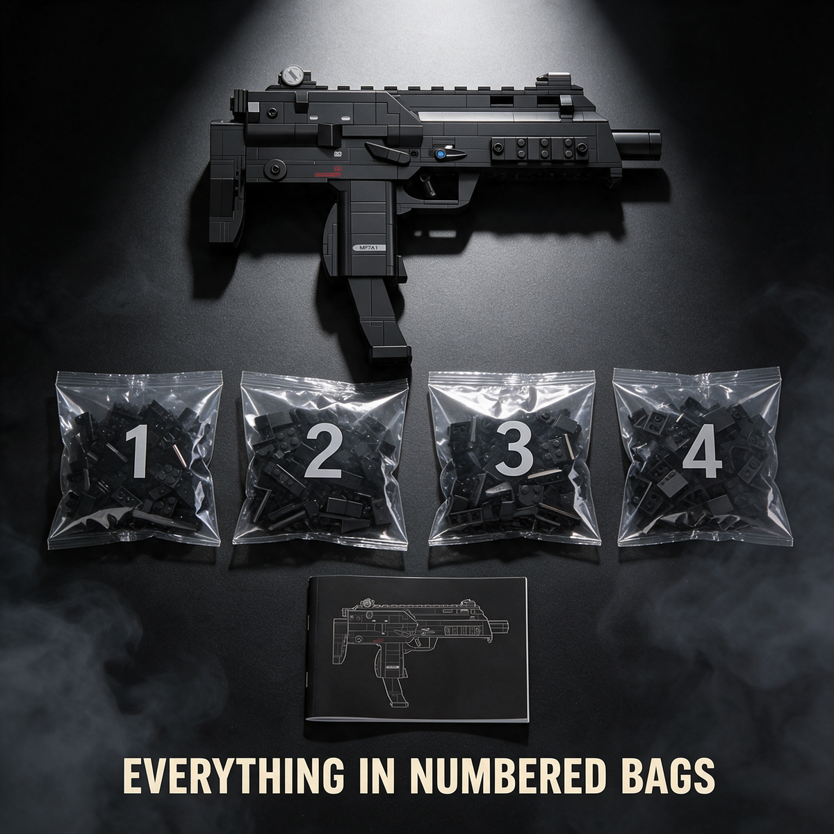 MP7 Submachine Gun | 625PCS